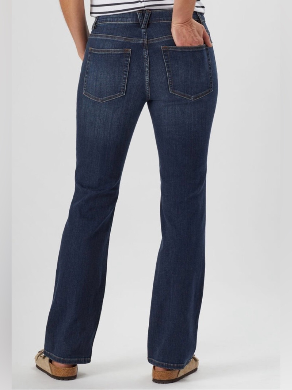 Duluth Trading Co Daily Denim Bootcut Plus Jeans - Picture 7 of 10